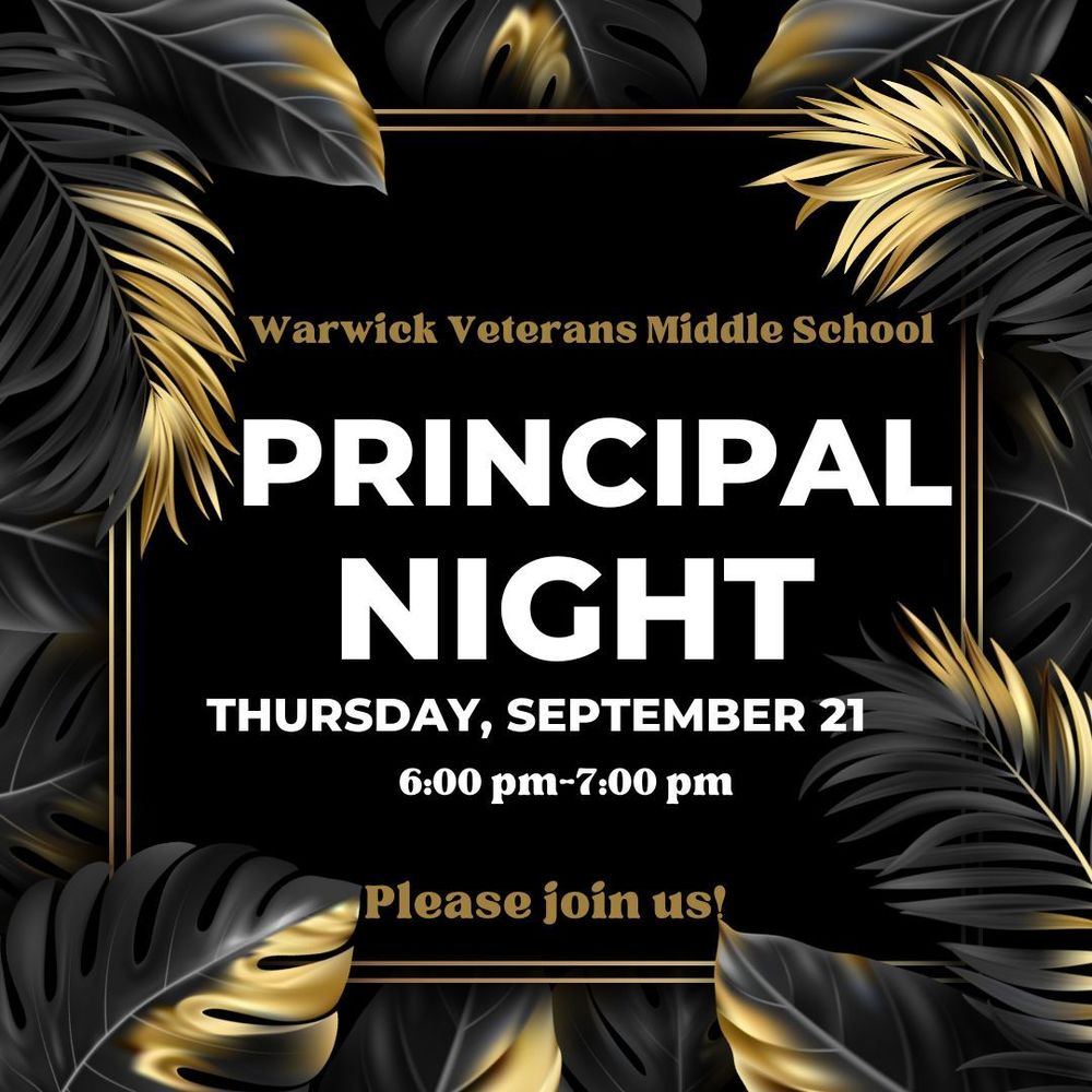 Principal Night - September 21