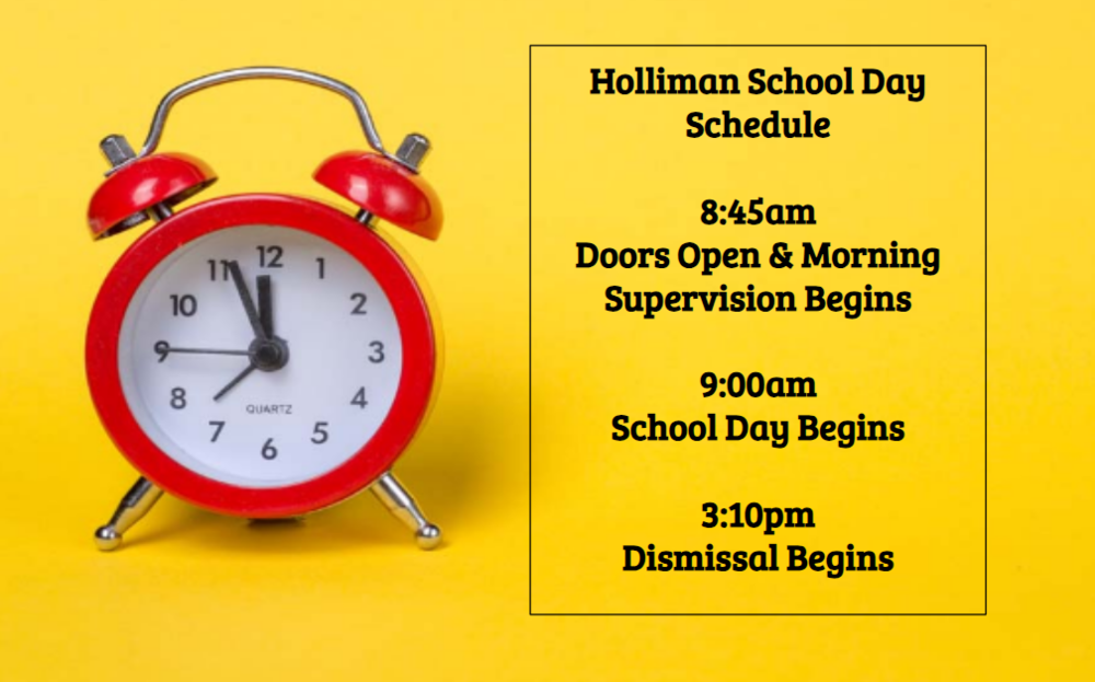 Holliman Schedule