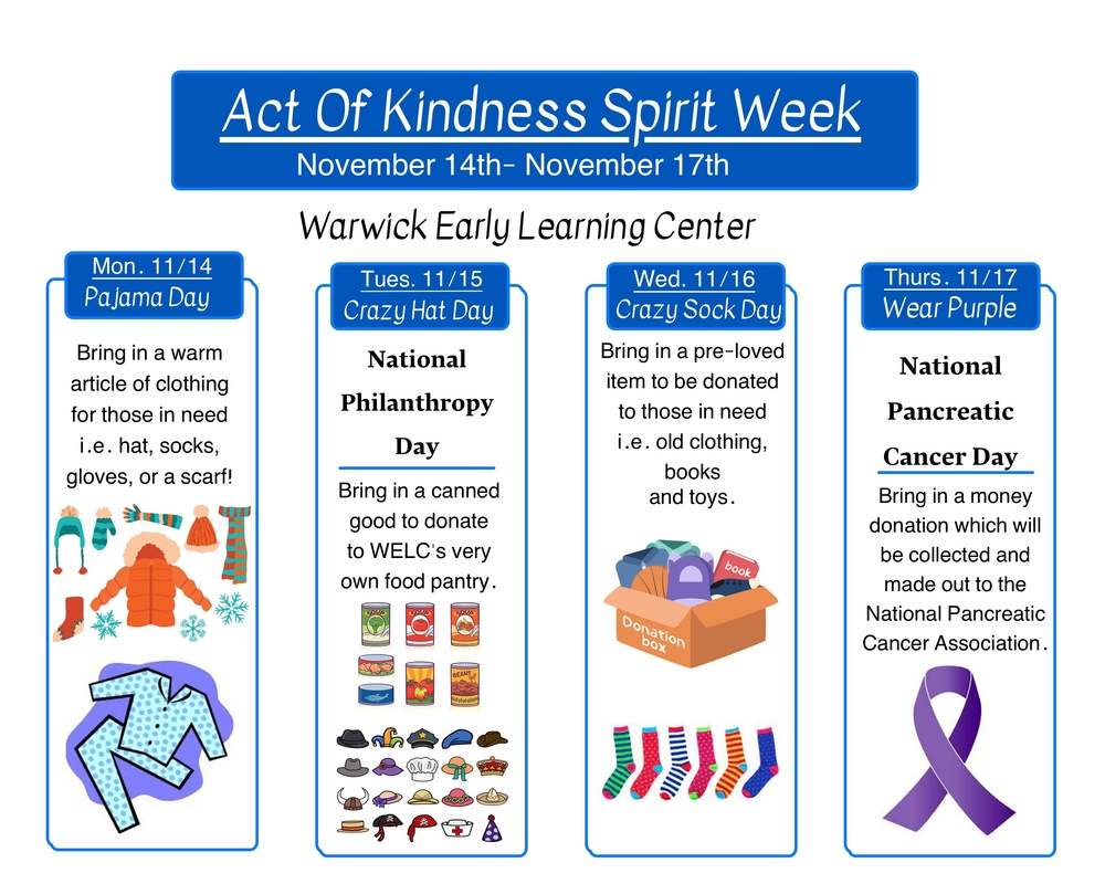 Act of Kindness Spirit Week
