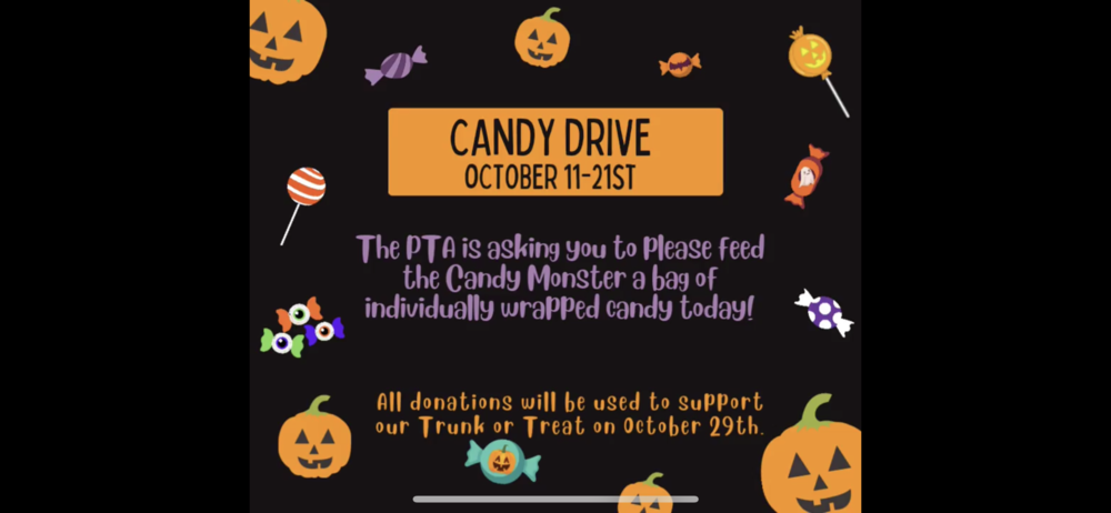 Monster Candy Donation Drive