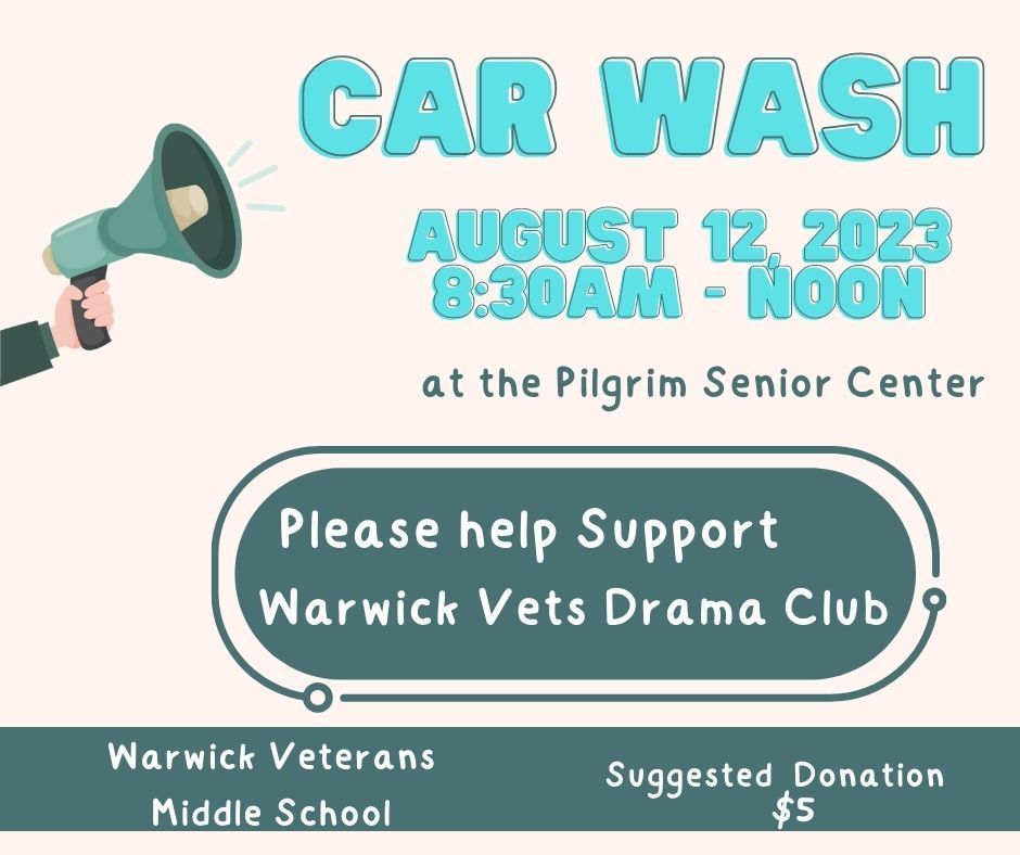 Warwick Veterans Middle School Car Wash