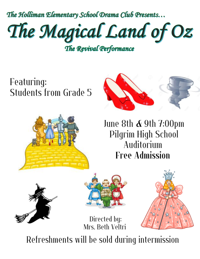 Holliman 5th Grade Drama Club Presentation of The Magical Land of Oz!