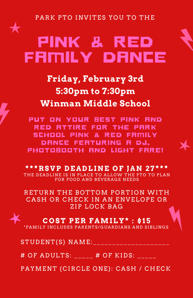 Pink & Red Family Dance at Winman