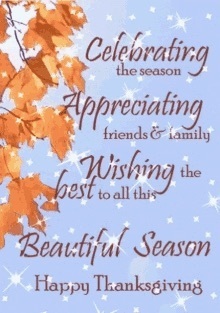 Happy Thanksgiving !