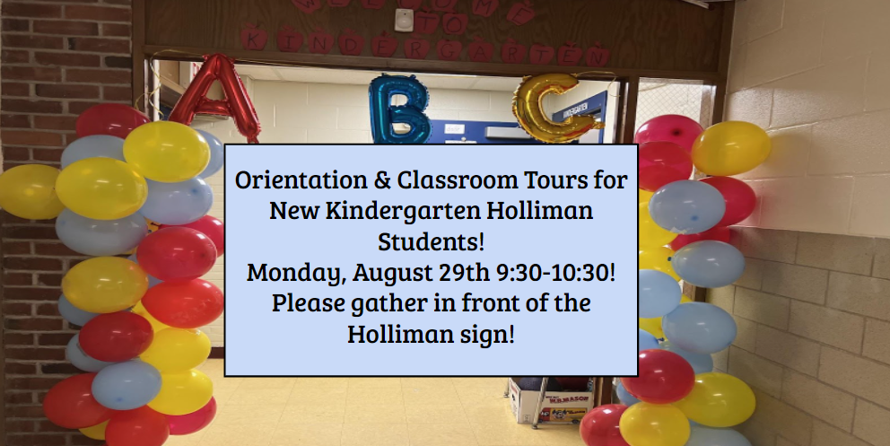 Kindergarten Orientation for New K Families