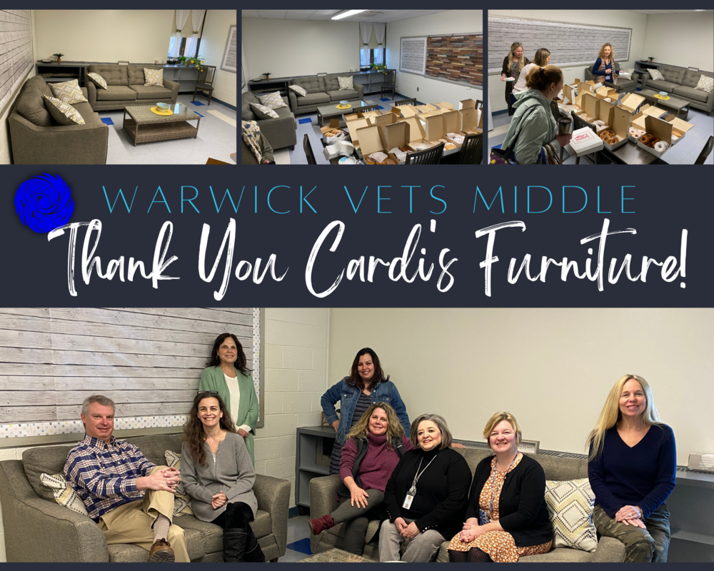 Thank you Cardi's Furniture!