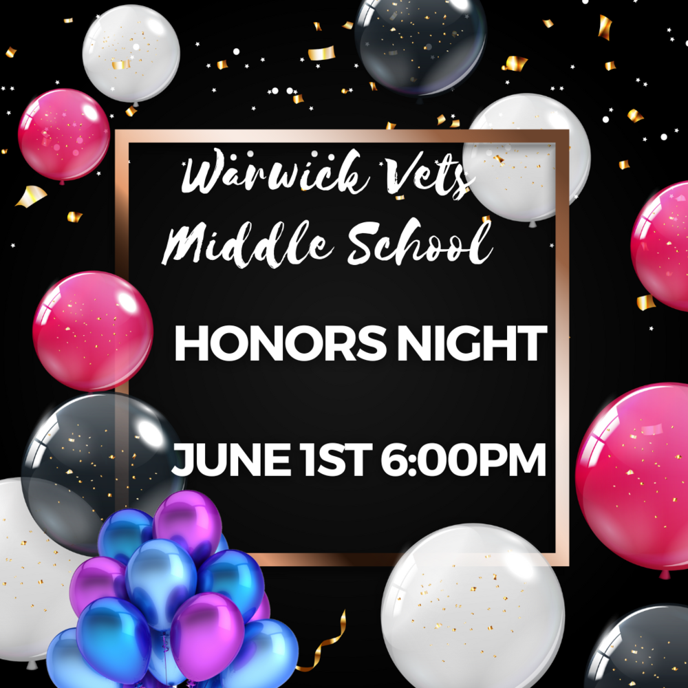 Honors Night - Thursday June 1st