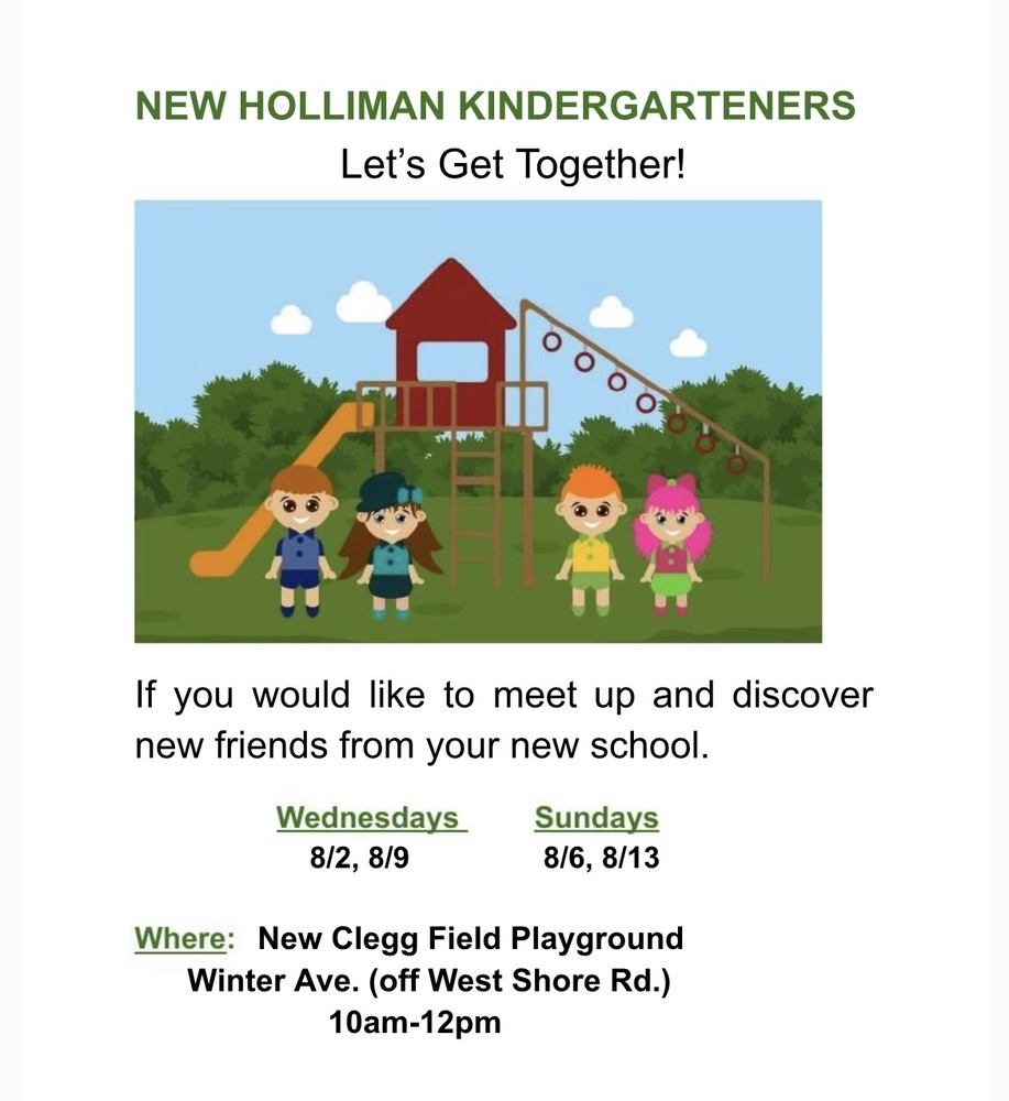 New Holliman Kindergarteners Get Togethers!