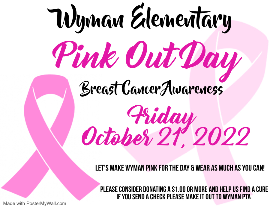 Pink Out Day - Friday October 21st