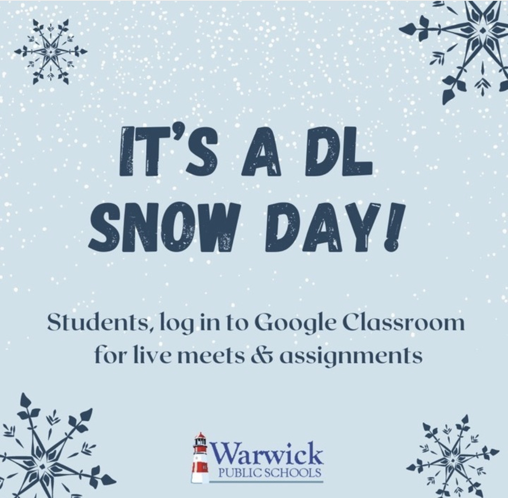 Distance Learning Snow Day!