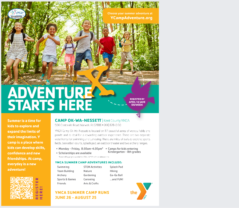 YMCA SUMMER CAMP RUNS JUNE 26 AUGUST 25 Veterans Middle School