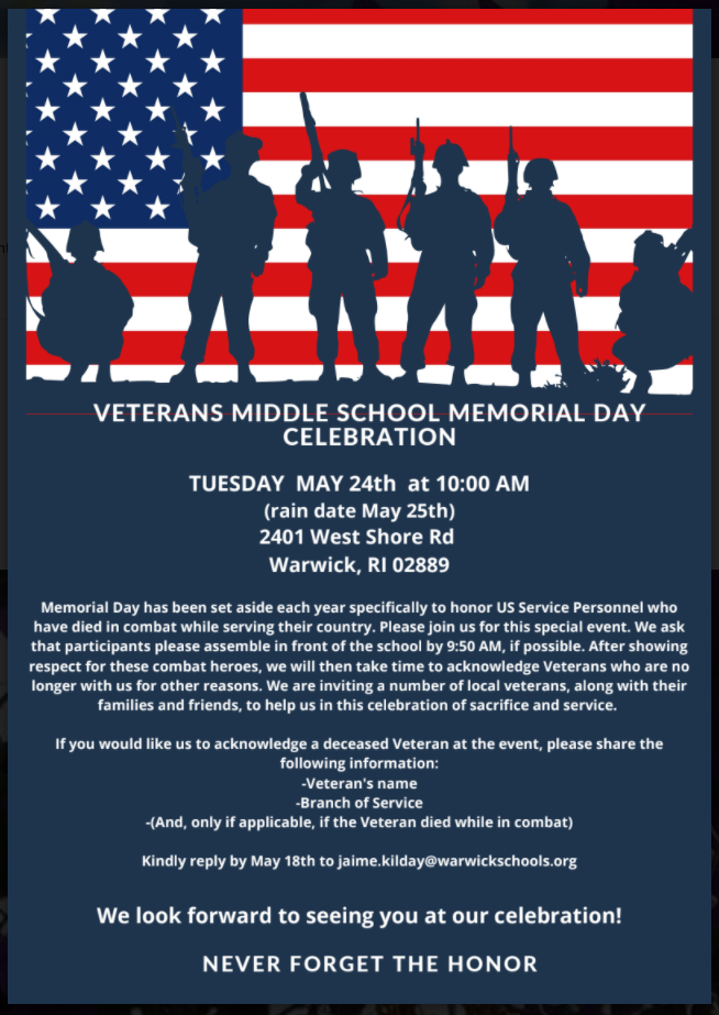 Memorial Day Event - May 24th