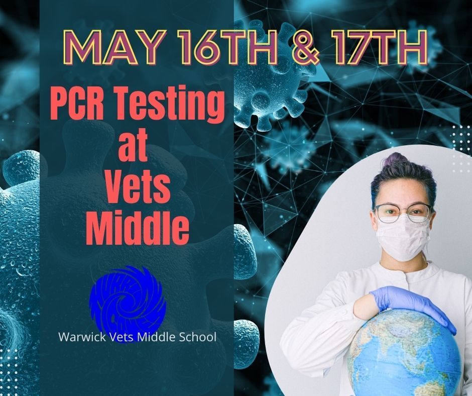 PCR Testing @ Vets - May 16th & 17th