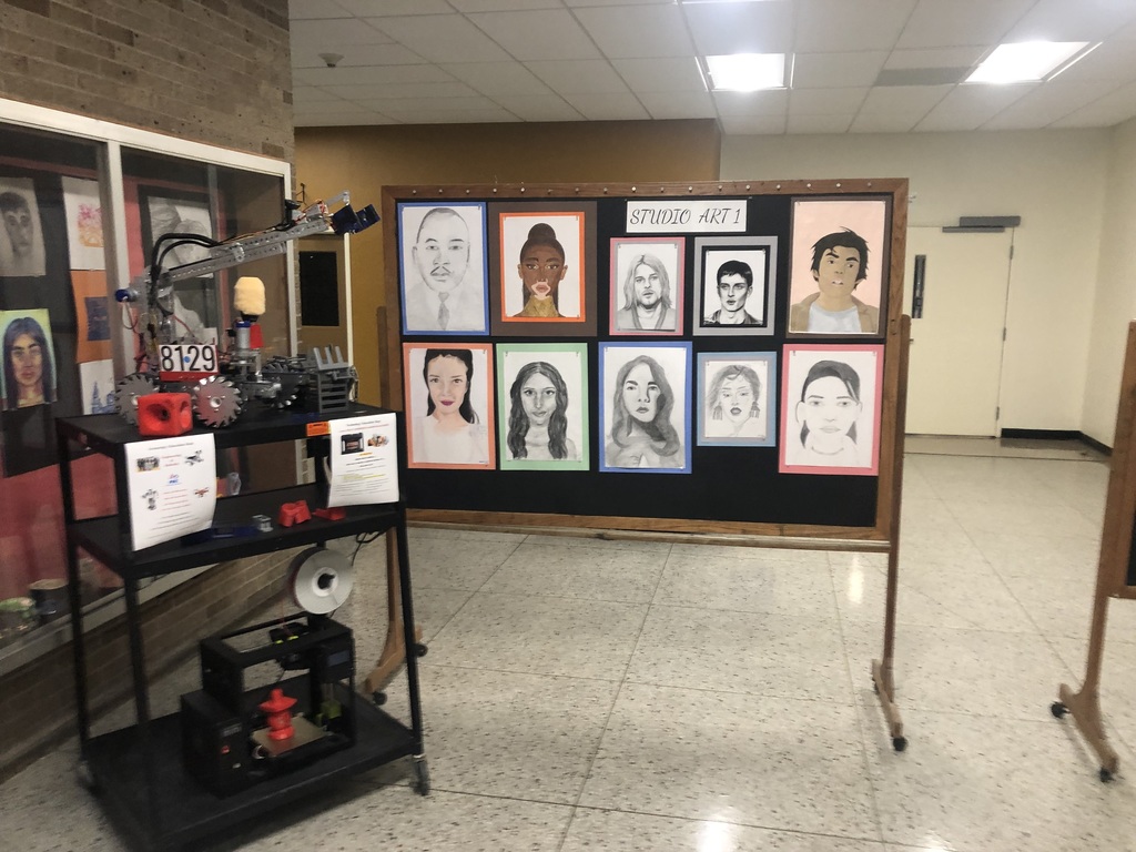 student art work portraits