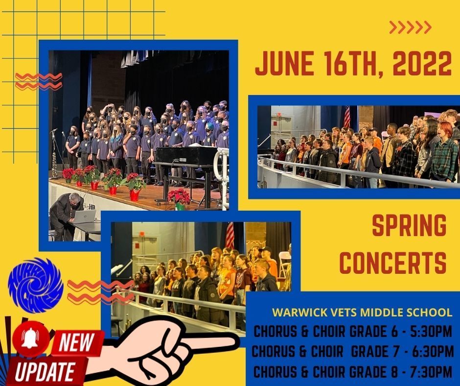 June 16th- Spring Concerts