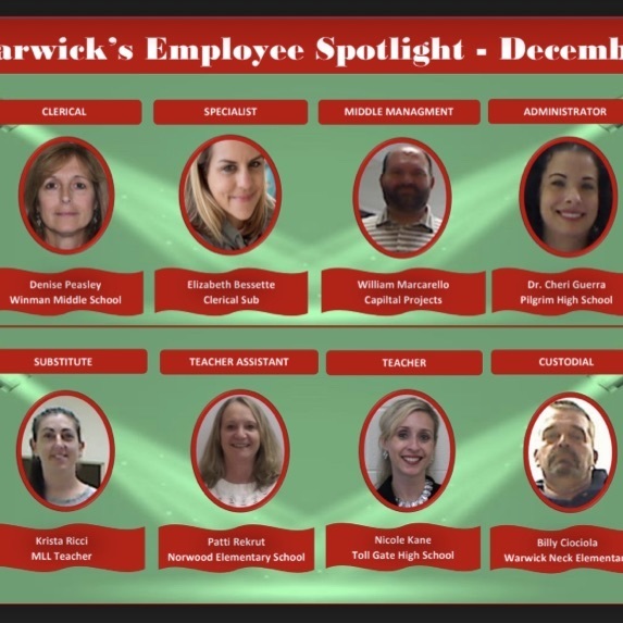 December employee spotlight winners!