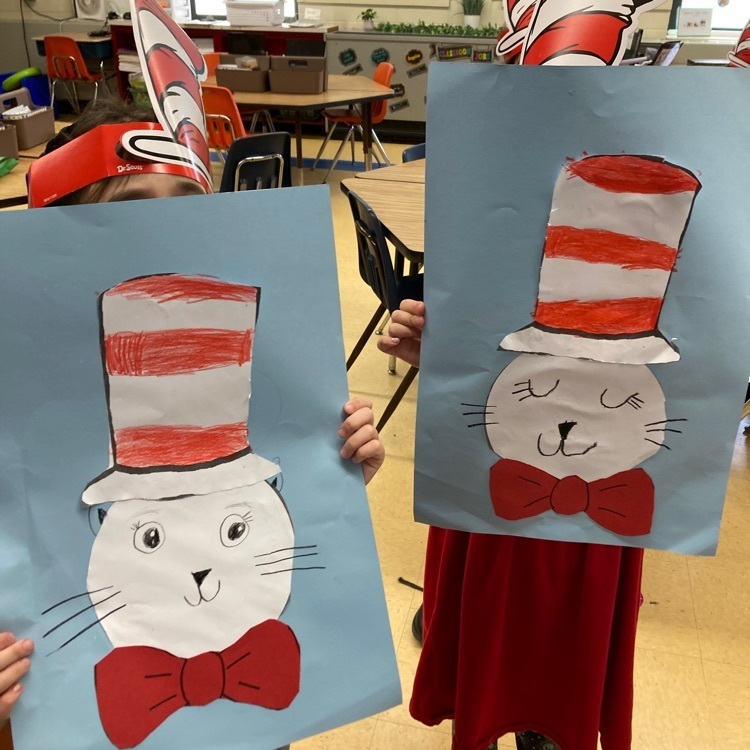 cat in the hat crafts by students