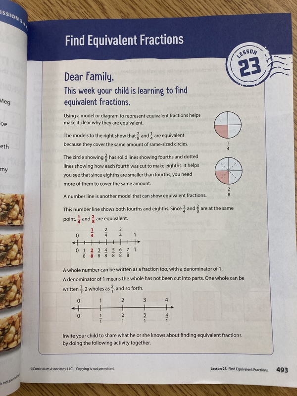 Family Letter from iReady